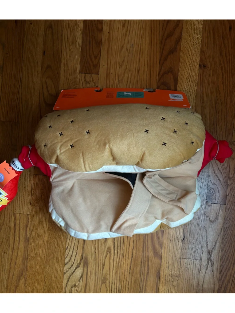 Boots & Barkley Red Hot Dog costume large